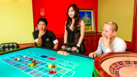 Yuwa Tokona gives a hot asian blow job and sex to two