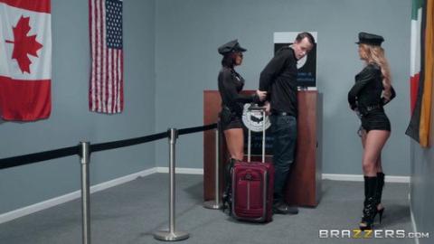 Brazzers - Milfs Like It Big - Cumming At Customs