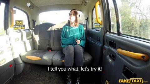 Fakehub - Faketaxi - Slim minx gets naughty and naked