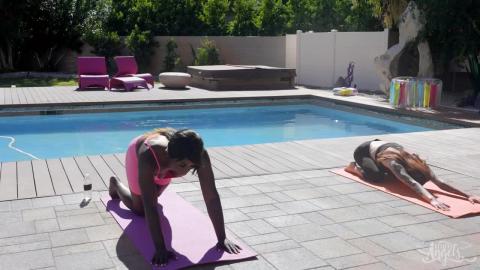 TransAngels 22 12 30 Billie Beaumont And Ana Andrews Yoga Fuckery XXX